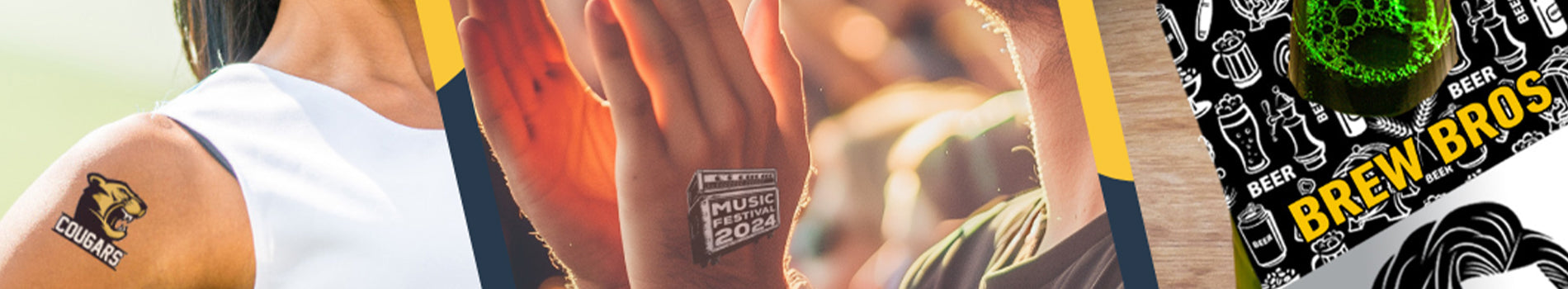 Collection of The Power of Temporary Tattoos in Your Promotions in a gallery layout