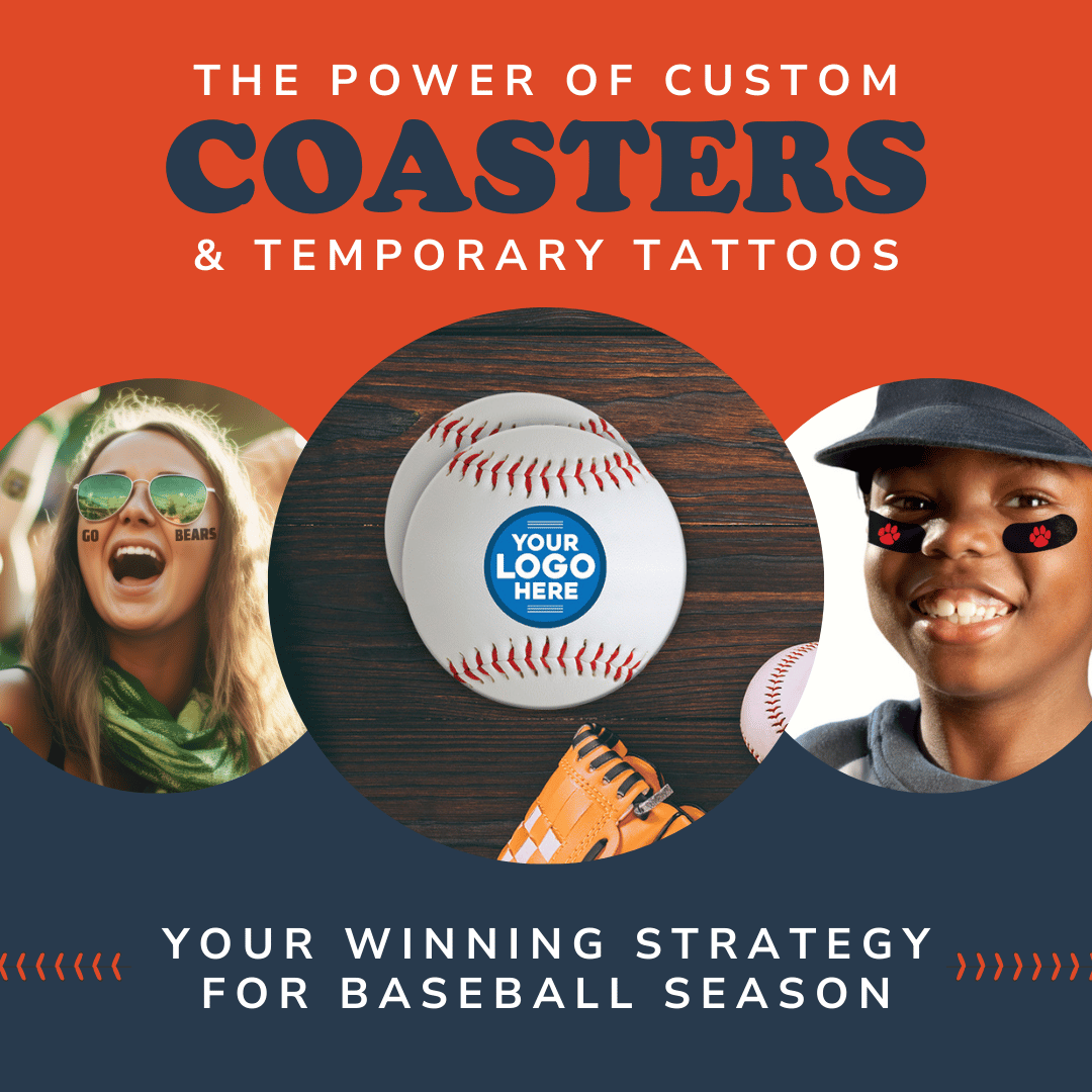 Collection of Custom Event Coasters in a gallery layout