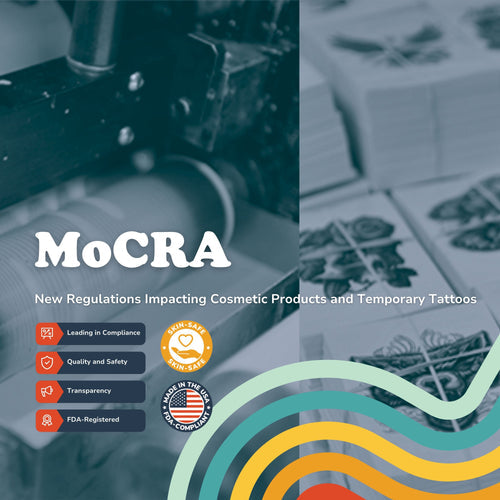 Collection of MoCRA - New Regulations Impacting Cosmetic Products & Temporary Tattoos in a gallery layout