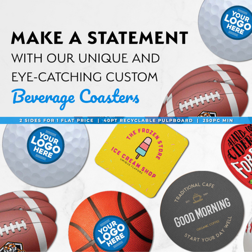 Collection of California Tattoos Custom Coasters in a gallery layout