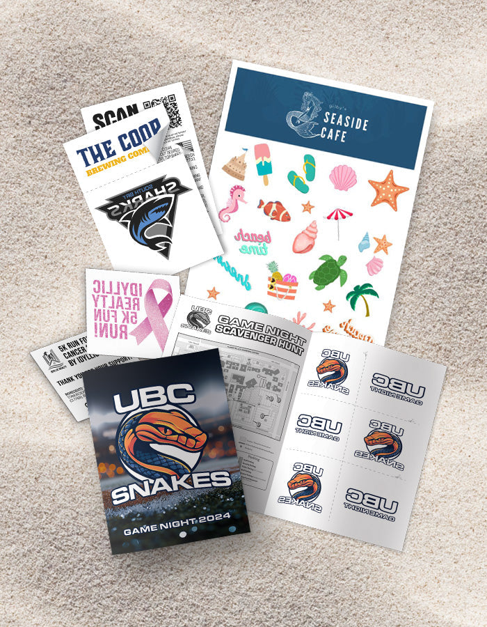 Collection of Custom Tattoo Products in a gallery layout