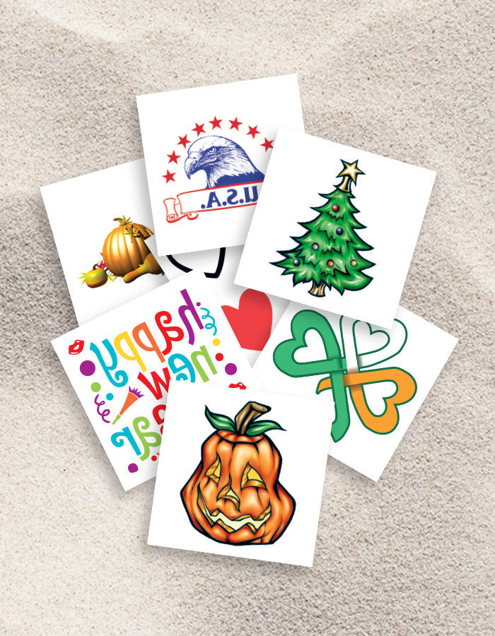 Image of Holiday Temporary Tattoos