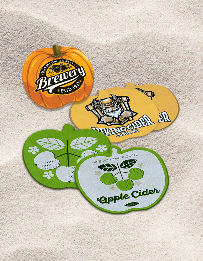 Collection of Specialty Custom Coasters in a gallery layout