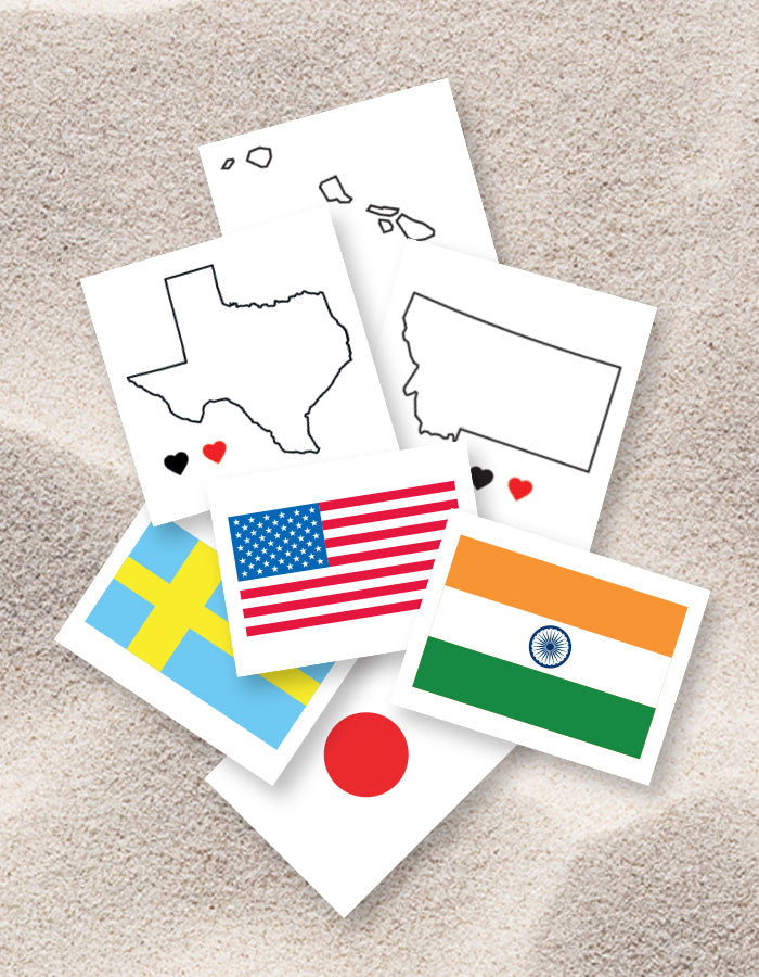 Image of State and Country Tattoos