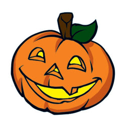 Collection of Jack-O-Lantern Promotional Product Tattoo 1.5 in x 1.5 in in a gallery layout
