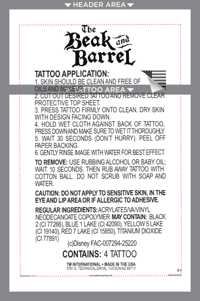 California Tattoos & Promotional Products