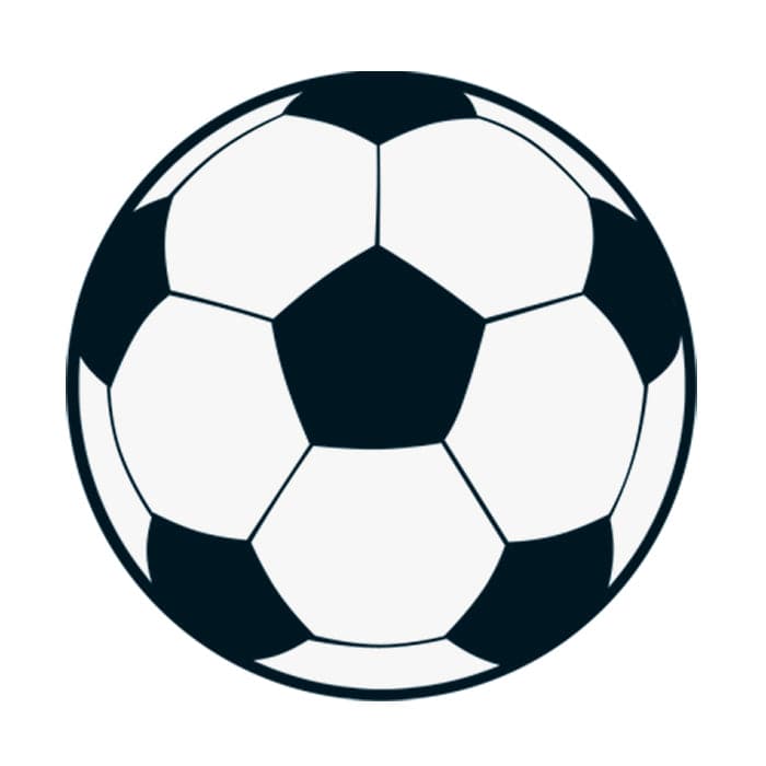 Collection of Soccer Ball Promotional Product Tattoo 1.5 in x 1.5 in in a gallery layout