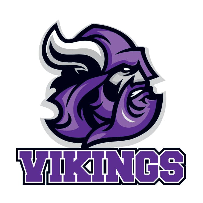Collection of Vikings Sports Promotional Product Tattoo 1.5 in x 1.5 in in a gallery layout
