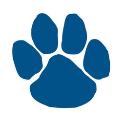 Collection of Navy Blue Paw Print Promotional Product Tattoo 1.5 in x 1.5 in in a gallery layout