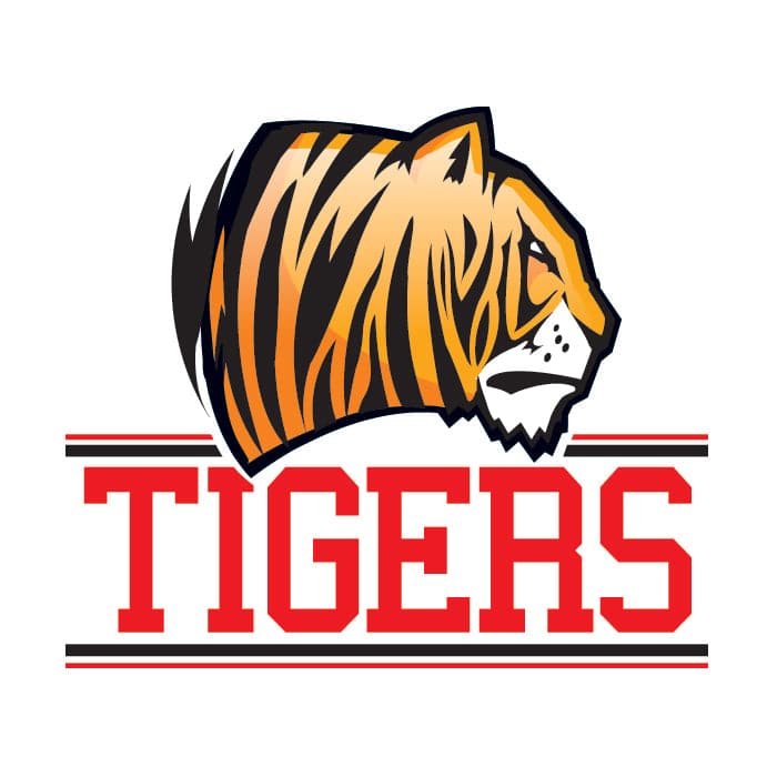 Collection of Tigers Mascot Promotional Product Tattoo 1.5 in x 1.5 in in a gallery layout