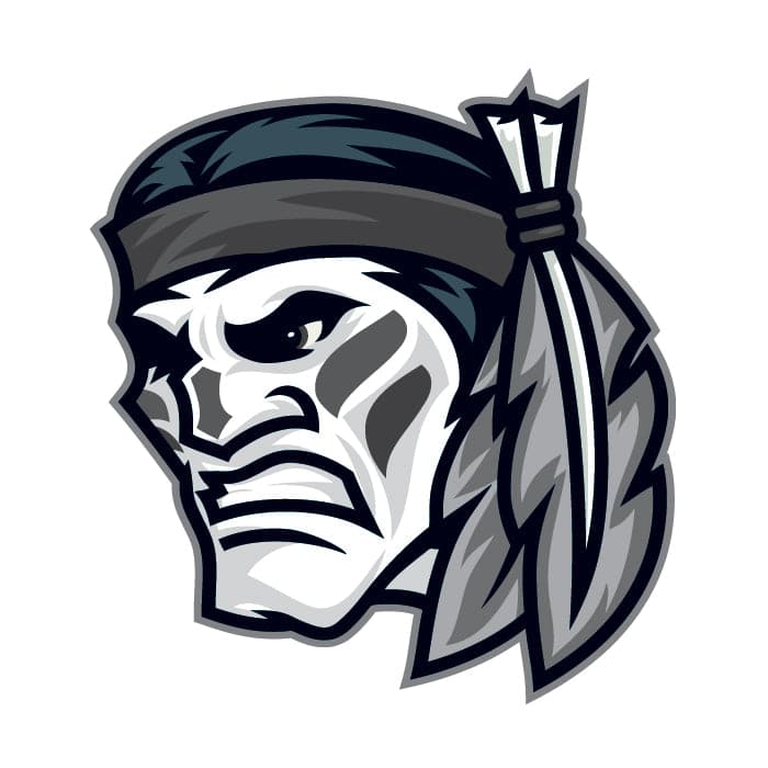 Collection of Small Indian Brave Promotional Product Tattoo 1.5 in x 1.5 in in a gallery layout