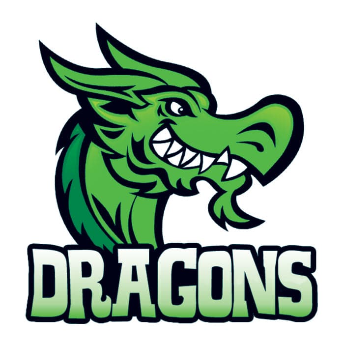 Collection of Small Dragons Promotional Product Tattoo 1.5 in x 1.5 in in a gallery layout