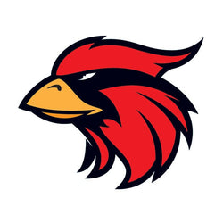 Collection of Small Cardinal Mascot Promotional Product Tattoo 1.5 in x 1.5 in in a gallery layout