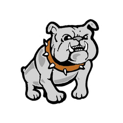 Collection of Small Bulldog Promotional Product Tattoo 1.5 in x 1.5 in in a gallery layout