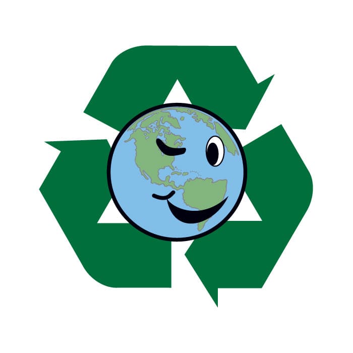 Collection of Recycle Earth Promotional Product Tattoo 1.5 in x 1.5 in in a gallery layout