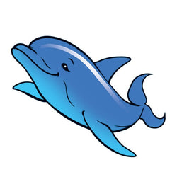 Collection of Dolphin Promotional Product Tattoo 2 in x 2 in in a gallery layout