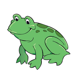 Collection of Frog Promotional Product Tattoo 2 in x 2 in in a gallery layout