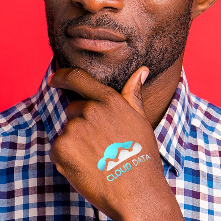 Collection of Custom Metallic Temporary Tattoo 2 in a gallery layout