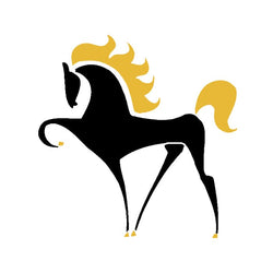 Collection of Black Horse Promotional Product Tattoo 2 in x 2 in in a gallery layout