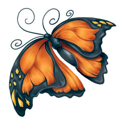 Collection of Modern Monarch Promotional Product Tattoo 2 in x 2 in in a gallery layout