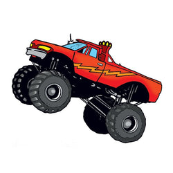 Collection of Monster Truck Promotional Product Tattoo 2 in x 2 in in a gallery layout