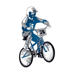Collection of BMX Bike Promotional Product Tattoo 2 in x 2 in in a gallery layout