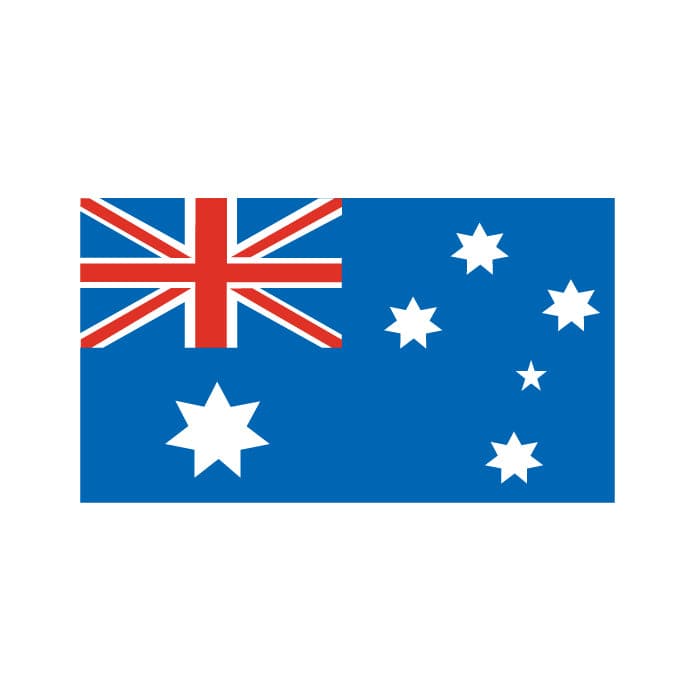 Collection of Australia Flag Promotional Product Tattoo 2 in x 1.5 in in a gallery layout