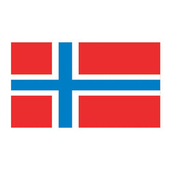 Collection of Norway Flag Promotional Product Tattoo 2 in x 1.5 in in a gallery layout