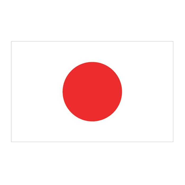 Collection of Japan Flag Promotional Product Tattoo 2 in x 1.5 in in a gallery layout