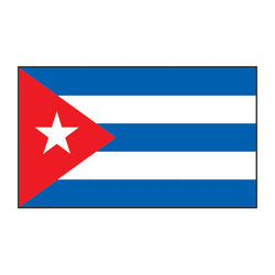 Collection of Cuba Flag Promotional Product Tattoo 2 in x 1.5 in in a gallery layout