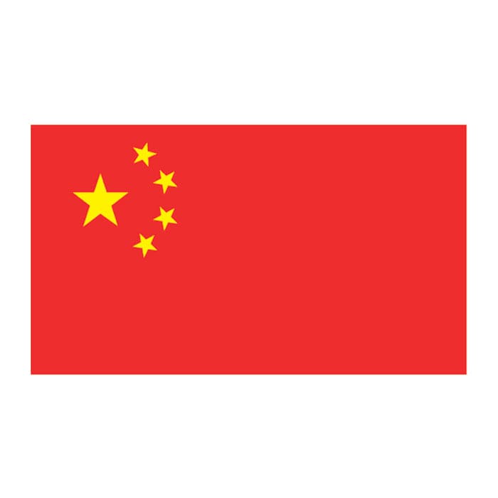 Collection of China Flag Promotional Product Tattoo 2 in x 1.5 in in a gallery layout