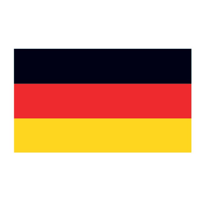 Collection of Germany Flag Promotional Product Tattoo 2 in x 1.5 in in a gallery layout