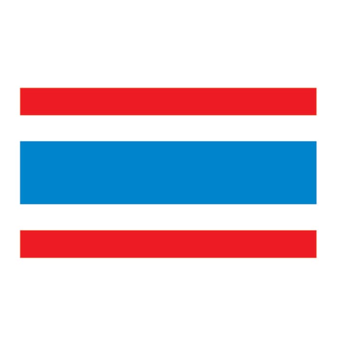 Collection of Thailand Flag Promotional Product Tattoo 2 in x 1.5 in in a gallery layout