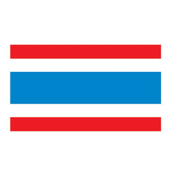 Collection of Thailand Flag Promotional Product Tattoo 2 in x 1.5 in in a gallery layout