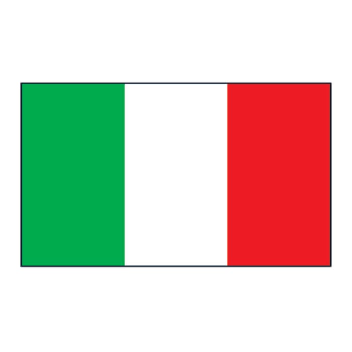 Collection of Italy Flag Promotional Product Tattoo 2 in x 1.5 in in a gallery layout