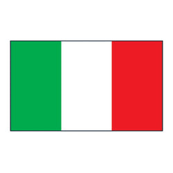 Collection of Italy Flag Promotional Product Tattoo 2 in x 1.5 in in a gallery layout