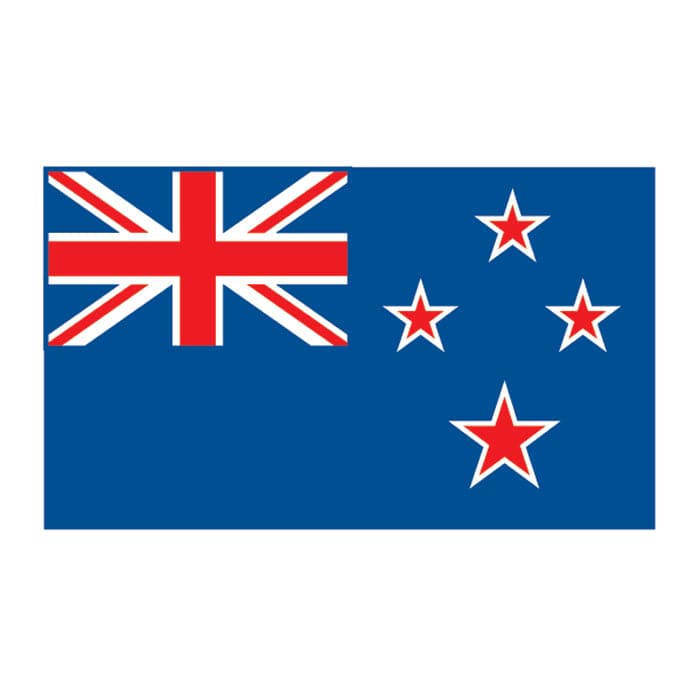 Collection of New Zealand Flag Promotional Product Tattoo 2 in x 1.5 in in a gallery layout