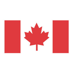 Collection of Canadian Flag Promotional Product Tattoo 2 in x 1.5 in in a gallery layout