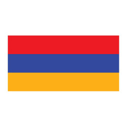 Collection of Armenia Flag Promotional Product Tattoo 2 in x 1.5 in in a gallery layout