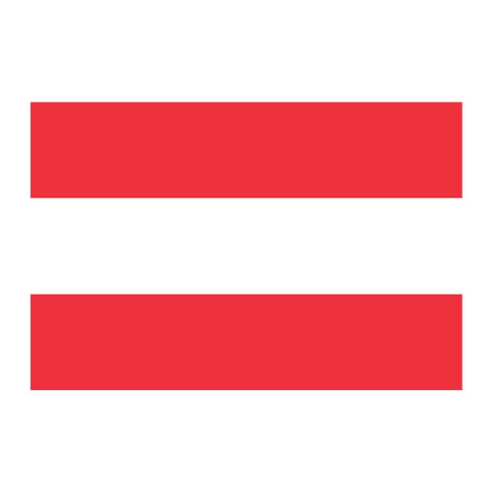 Collection of Austria Flag Promotional Product Tattoo 2 in x 1.5 in in a gallery layout