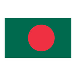 Collection of Bangladesh Flag Promotional Product Tattoo 2 in x 1.5 in in a gallery layout