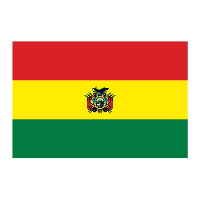 Collection of Bolivia Flag Promotional Product Tattoo 2 in x 1.5 in in a gallery layout