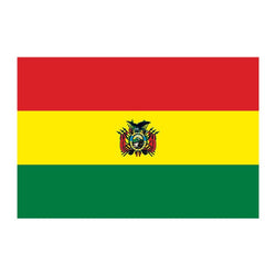 Collection of Bolivia Flag Promotional Product Tattoo 2 in x 1.5 in in a gallery layout