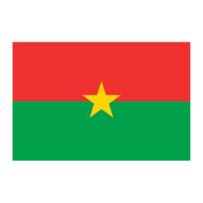 Collection of Burkina Faso Flag Promotional Product Tattoo 2 in x 1.5 in in a gallery layout