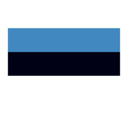 Collection of Estonia Flag Promotional Product Tattoo 2 in x 1.5 in in a gallery layout