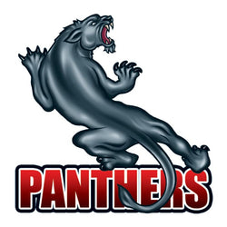 Collection of Panthers Team Promotional Product Tattoo 2 in x 2 in in a gallery layout
