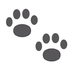 Collection of Two Paws Promotional Product Tattoo 2 in x 2 in in a gallery layout