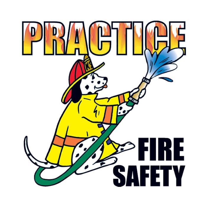 Collection of Practice Fire Safety Promotional Product Tattoo 2 in x 2 in in a gallery layout