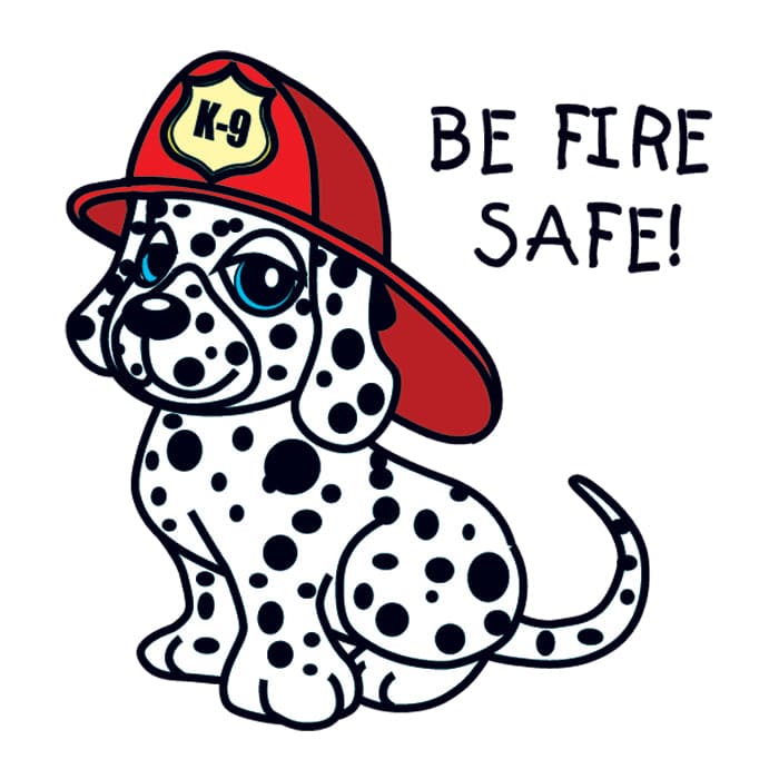 Collection of Be Fire Safe Promotional Product Tattoo 2 in x 2 in in a gallery layout