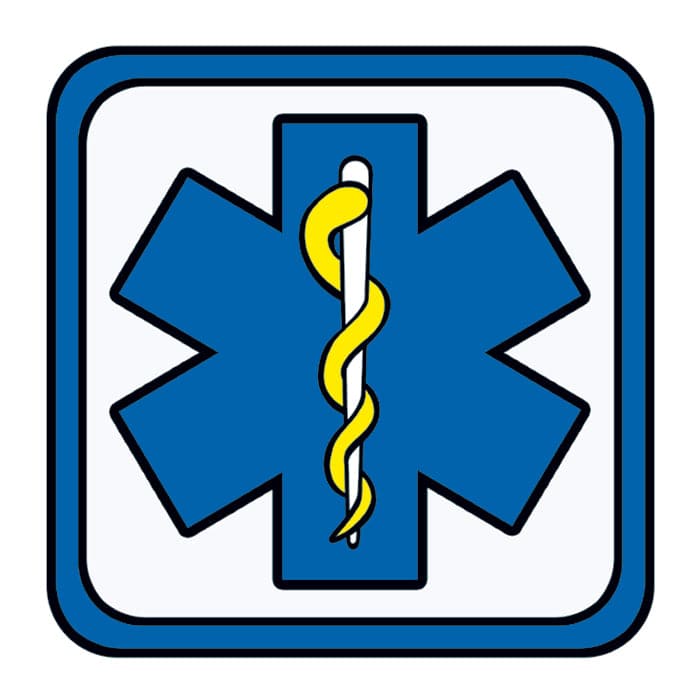 Collection of EMT Patch Promotional Product Tattoo 2 in x 2 in in a gallery layout